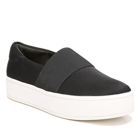 Via Spiga Shoes - Via Spiga Traynor Platform Slip-On Sneaker Black